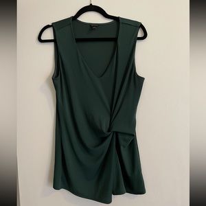 Ann Taylor Sleeveless Top Cinched Detail
